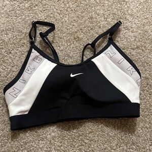 Nike Women's Black and White Sports Bra